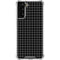Black Grid Galaxy S21 FE Clear Case